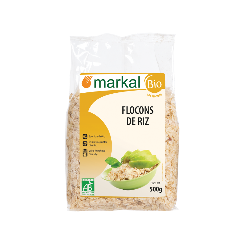 Flocons de Riz Bio, (6X500g)