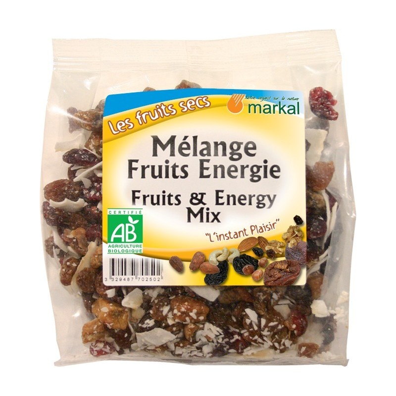 Mélange fruits secs énergie 8x250 grs