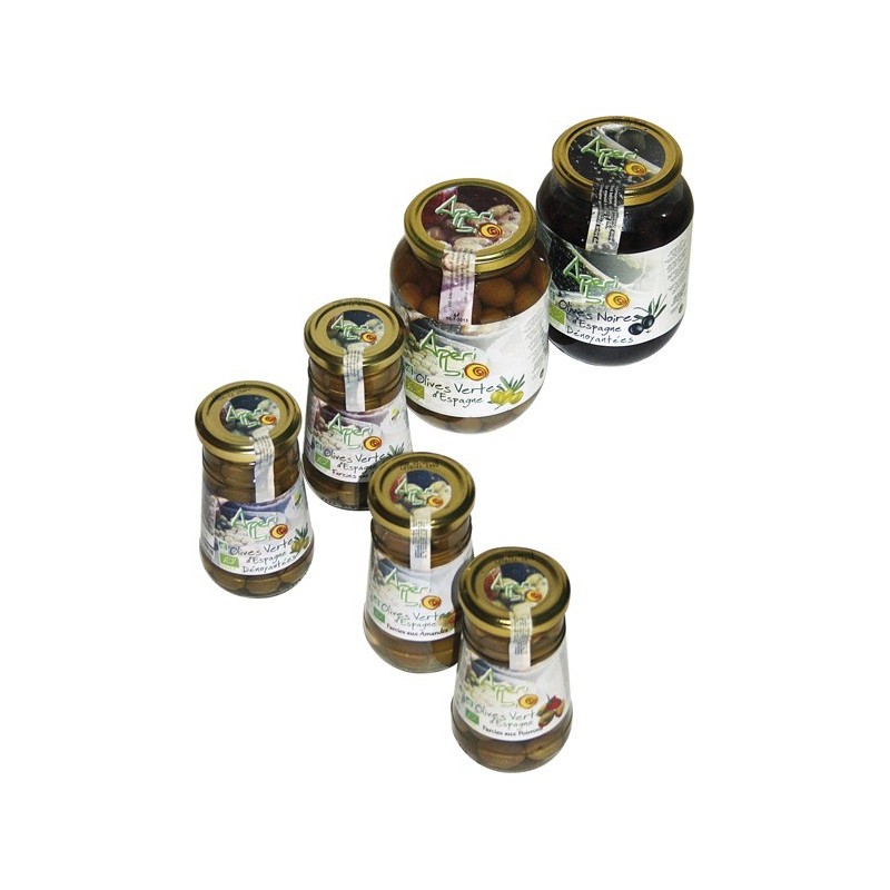 Olives noires BIO dénoyautées (12x270grs) Olives noires BIO dénoyautées (12x270grs)