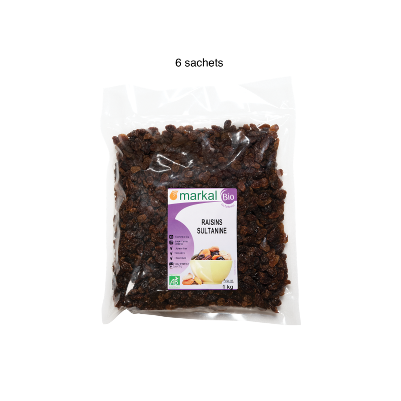 Raisins secs sultanines 3kg