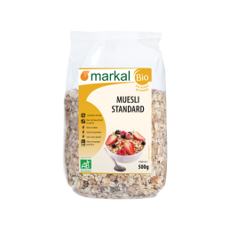 Muesli croustillant chocolat noir intense bio - Markal