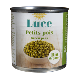 Petits pois au naturel bio,...