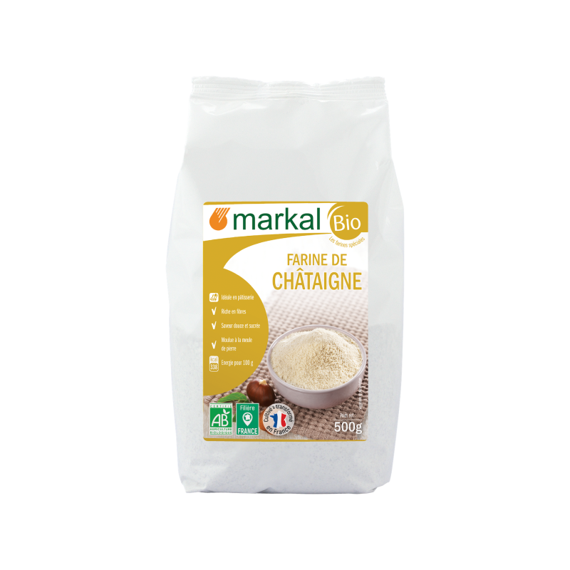 Farine de Châtaigne France Bio Celnat 500g - La Fourche